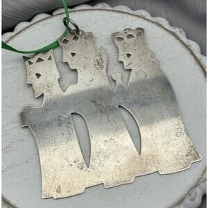 James Avery Sterling Silver Christmas Ornament 3 Kings Rare 19.49 Grams / 3 In